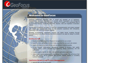 Desktop Screenshot of geofocus.ca